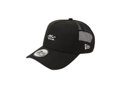 NEW ERA 9Forty A-Frame Tracker Woven Patch "Black"