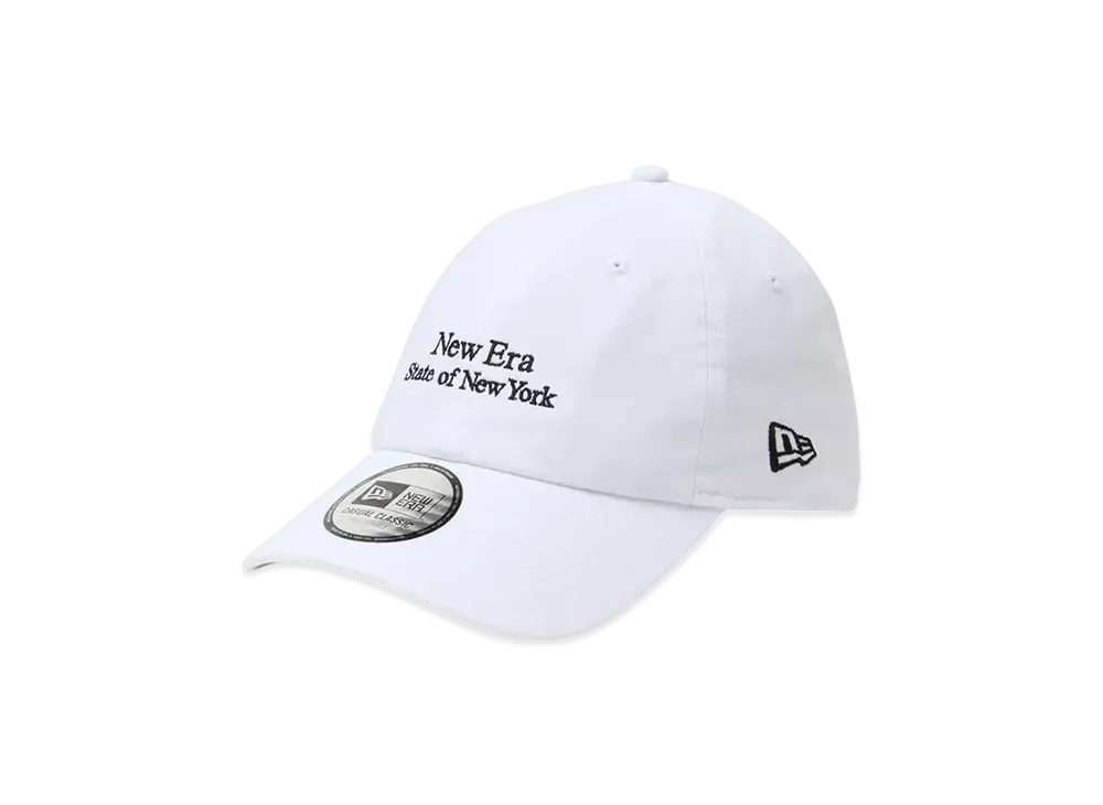 NEW ERA Casual Classic State of New York "White"