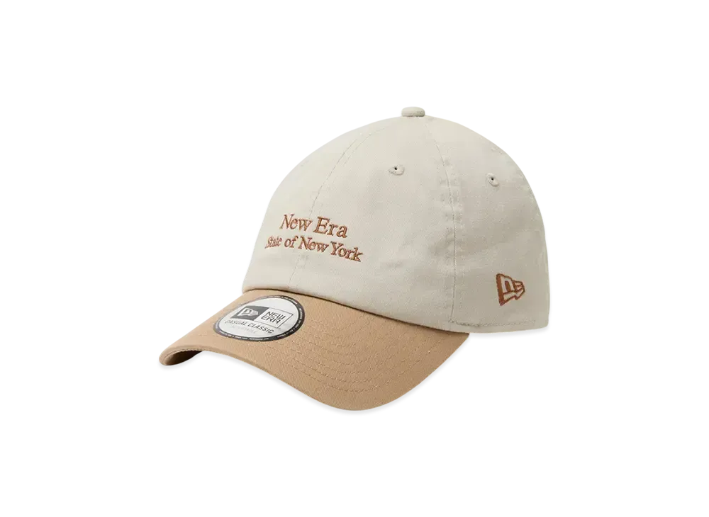 NEW ERA Casual Classic State of New York "Stone/Camel"