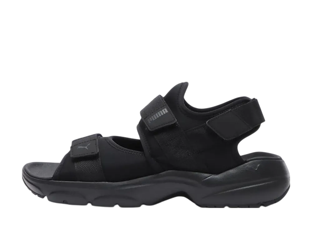 プーマ JS マッシュアップサンダル "ブラック/ブラック"