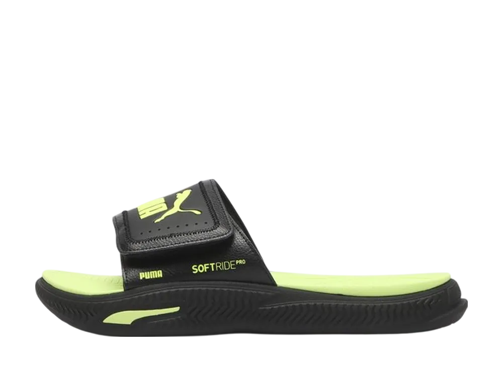 プーマ ソフトライド プロ スライド24 V "ブラック/イエロー"