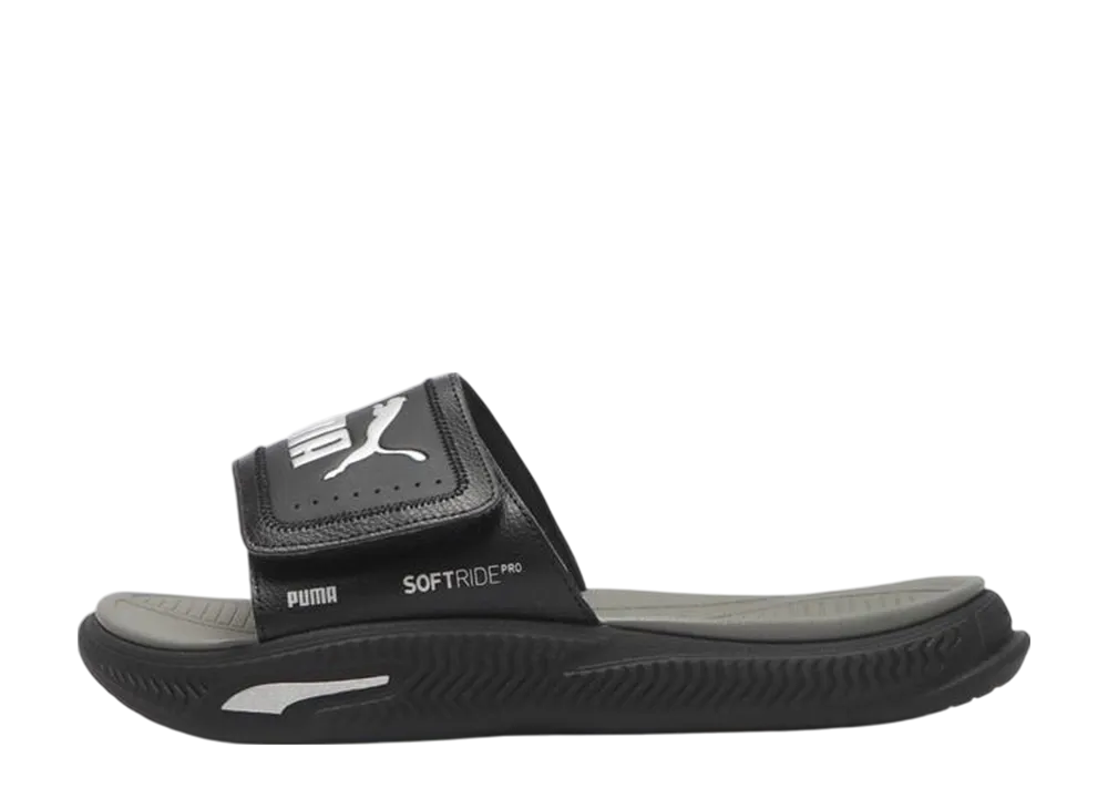 プーマ ソフトライド プロ スライド24 V "ブラック/シルバー"