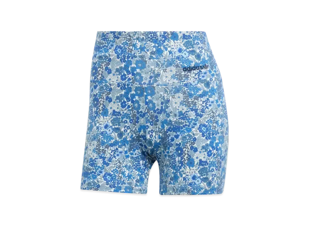 adidas x Liberty London Tonal Booty Shorts "Multicolor/Chalk White/Ambient Sky/Night Indigo"