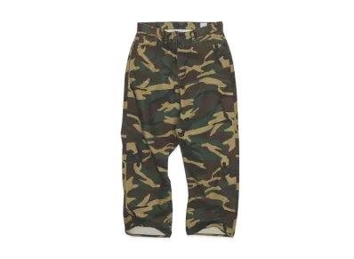 BEAMS x orSlow Woodland Camo Super Dad's Pants "Woodland Camo"