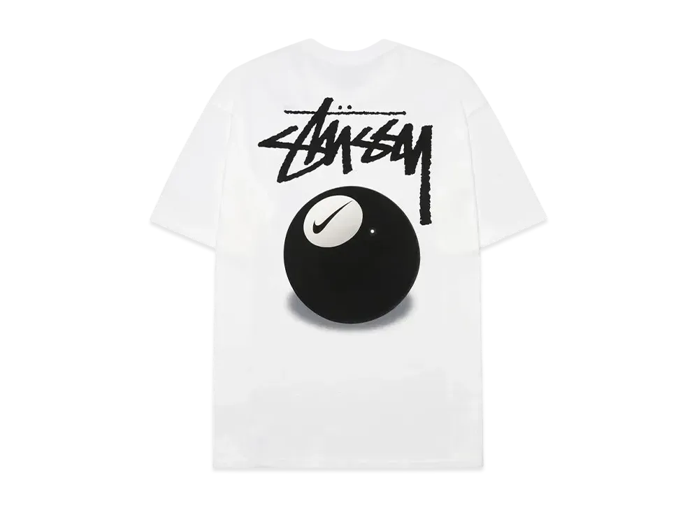 Stussy × Nike SS 8 Ball T-Shirt "White"