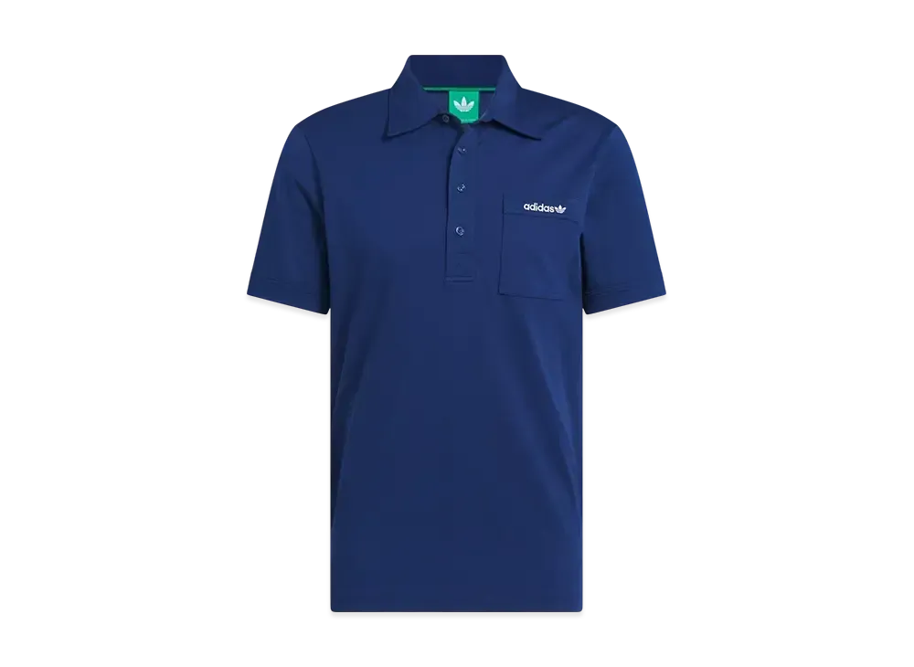 adidas Originals Golf Chest Pocket Short Sleeve Shirt "Night Indigo"