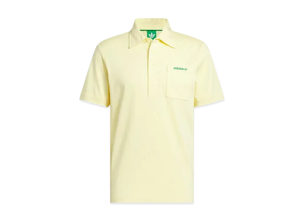 adidas Originals Golf Chest Pocket Short Sleeve Shirt "Almost Yellow"
