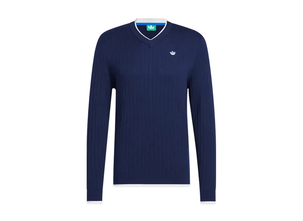 adidas Originals Golf V-neck Sweater "Night Indigo"
