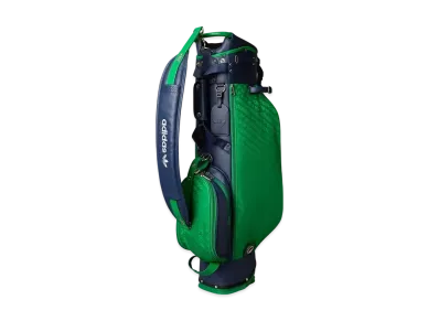 adidas Originals Golf Lightweight And Compact Monogram Stand Bag "Green/Night Indigo"