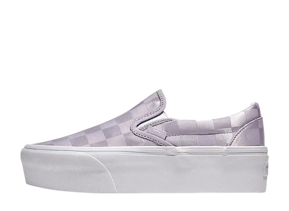 Vans Classic Slip-On Stackform Checkerboard "Lilac Purple"