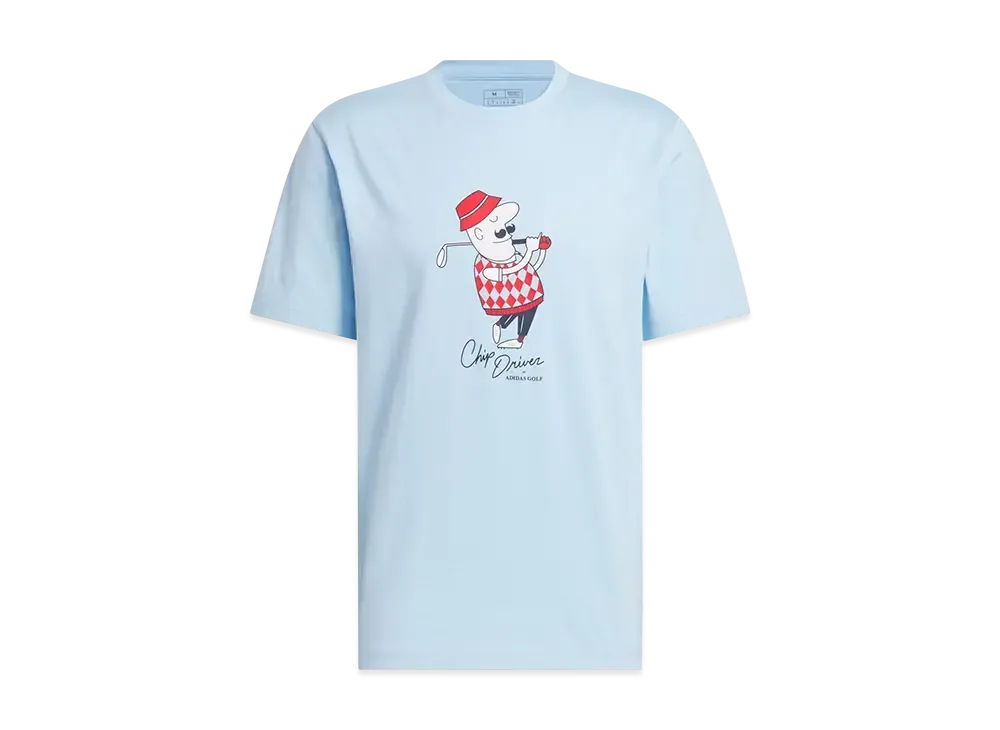 adidas Golf Beyond The Course CHIP Classic T-shirt "Clear Sky"