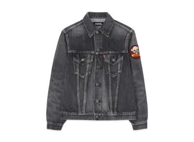 WILDSIDE Yohji Yamamoto x HYSTERIC GLAMOUR Speak No Evil Denim Jacket "Black Denim"