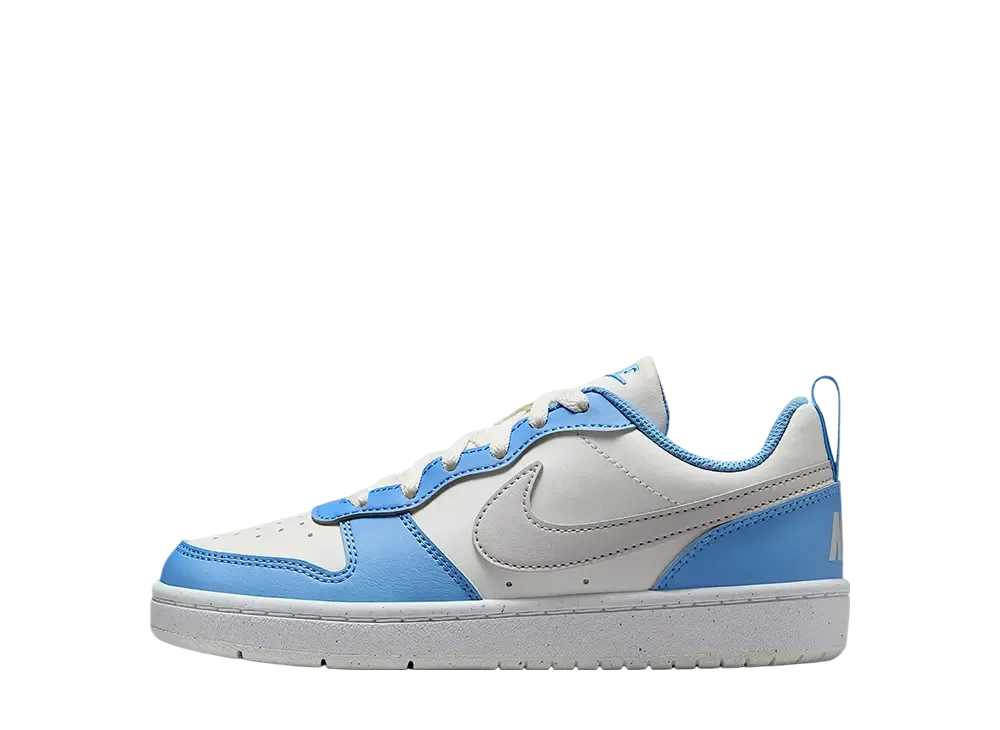ナイキ GS コートボロー ロー リクラフト "サミットホワイト/コバルトパルス/ホワイト/バストグレー" (キッズ)