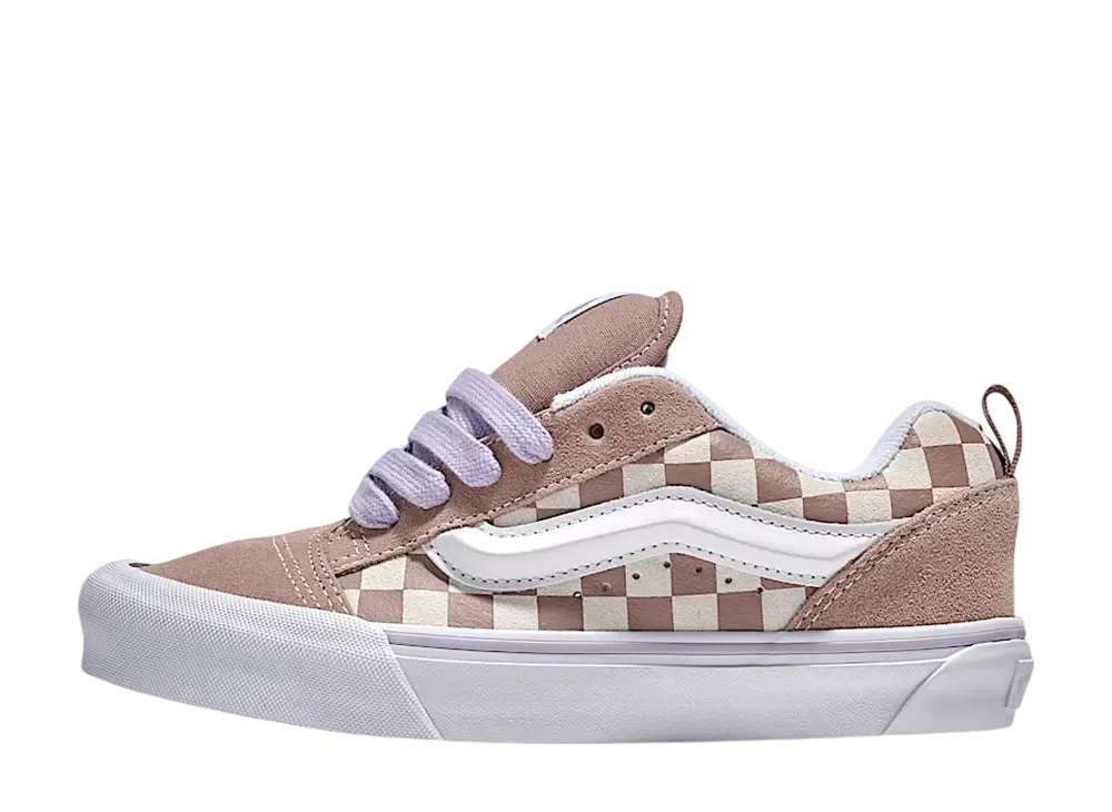 Vans Knu Skool Checkerboard "Etherea Tan/Beige"