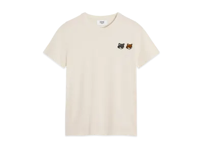 Maison Kitsune Double Bold Fox Head Regular T-shirt "Latte"