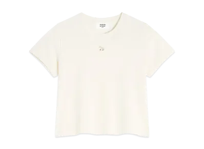 Maison Kitsune Baby Fox Patch Baby T-shirt "Marble"