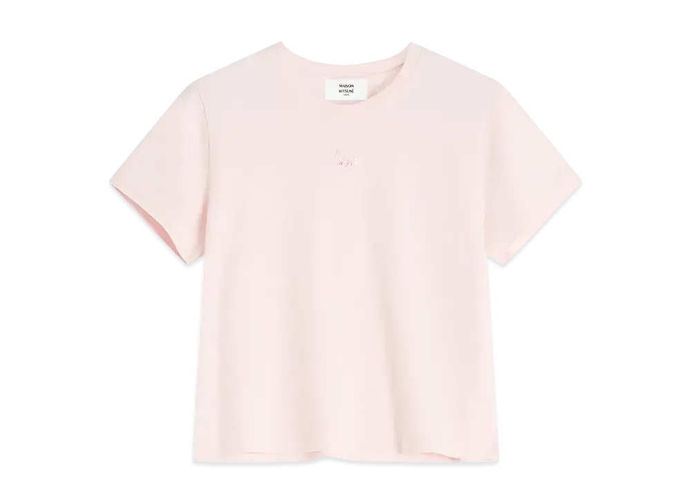 Maison Kitsune Baby Fox Patch Baby T-shirt "Rosewater"