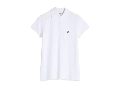 Maison Kitsune Baby Fox Patch Regular Polo "White"