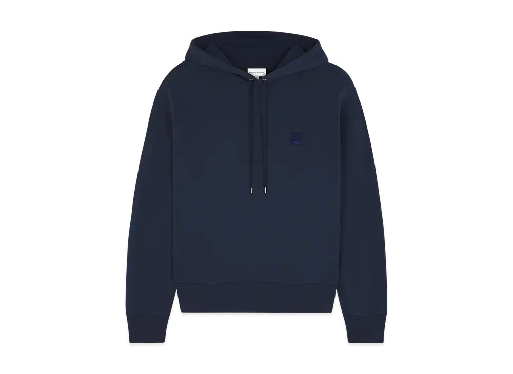 Maison Kitsune Bold Fox Head Patch Oversize Hoodie "Deep Navy"