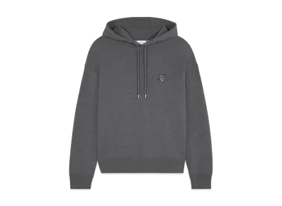 Maison Kitsune Bold Fox Head Patch Oversize Hoodie "Dark Grey Melange"