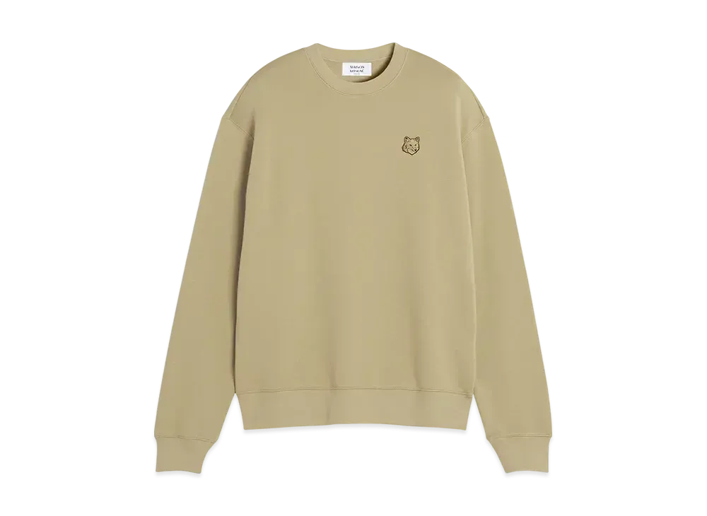Maison Kitsune Bold Fox Head Patch Comfort Sweatshirt "Cardamon"