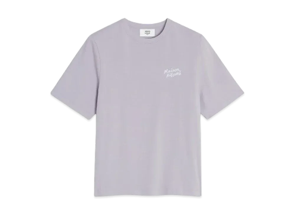 Maison Kitsune Handwriting Comfort T-Shirt "Soft Mauve"