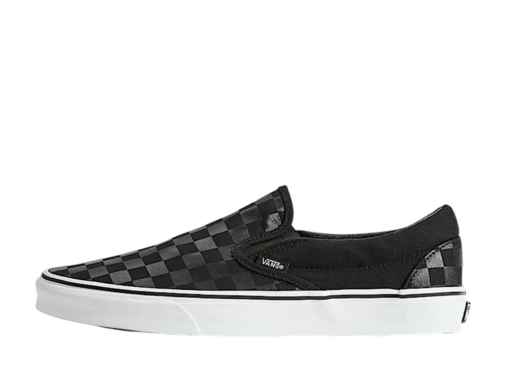 Vans Classic Slip-On Checkerboard "Black Charcoal"