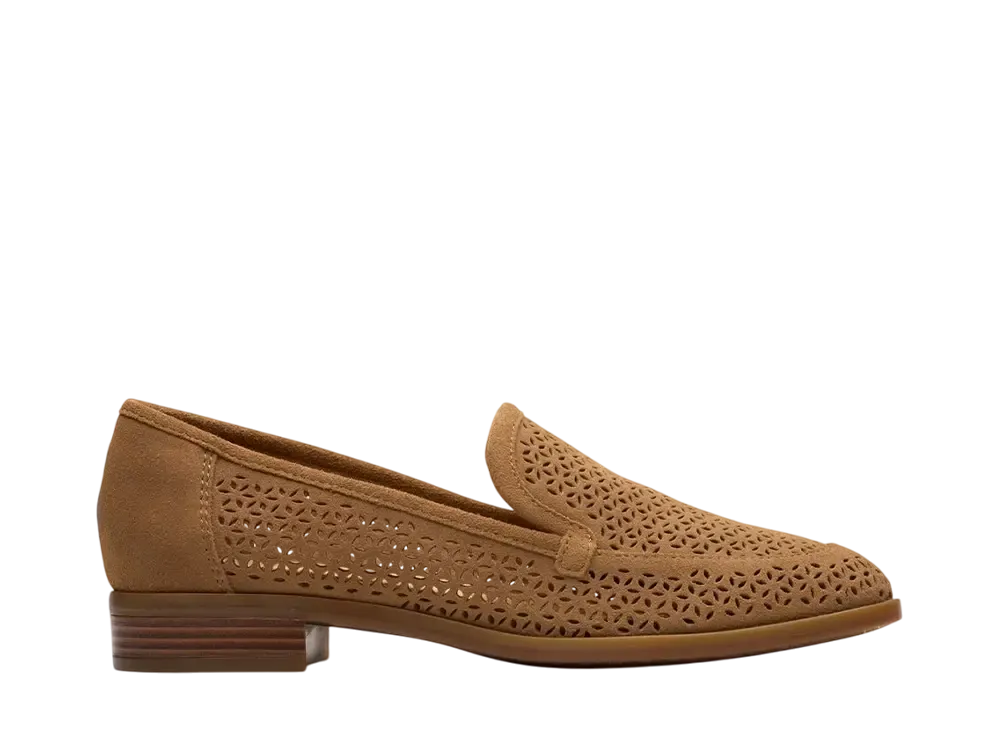 Clarks Women's Trish Cove "Dark Sand Suede"