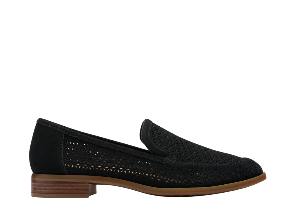 Clarks Women's Trish Cove "Black Suede"