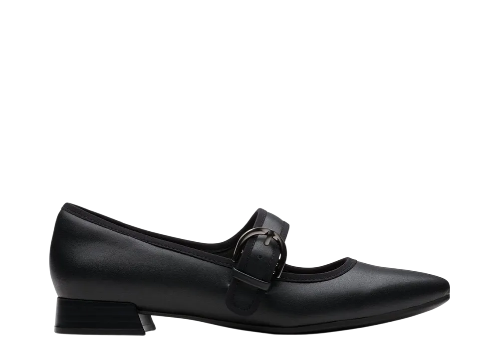 Clarks Women's Natalyn May "Black Leather"