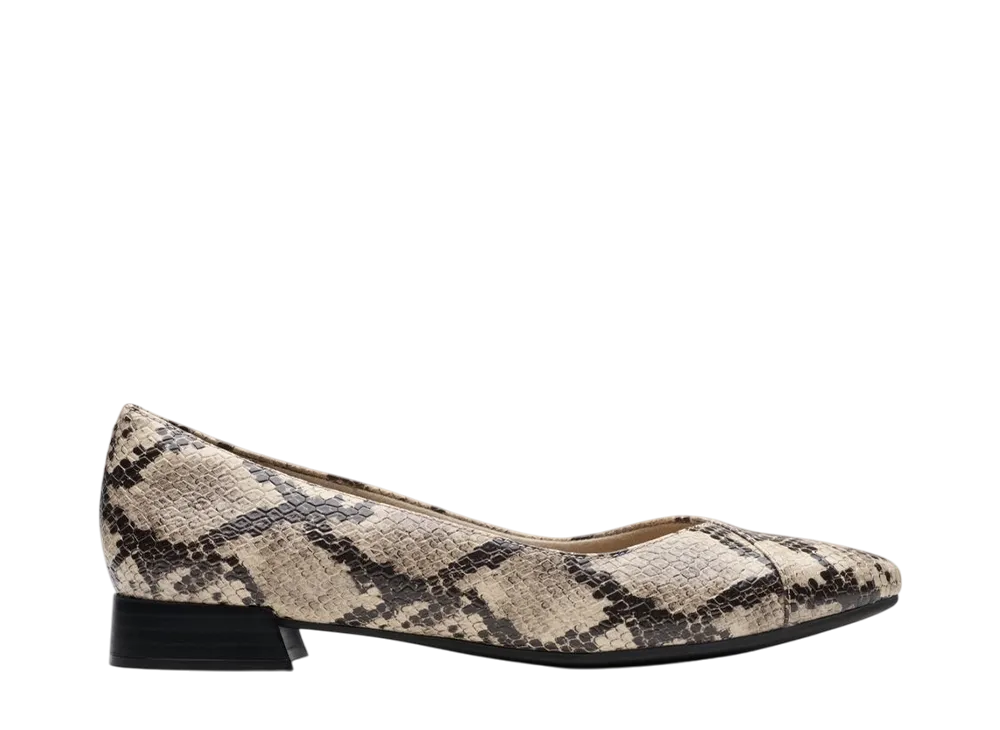 Clarks Women's Natalyn Wish "Grey Snake"