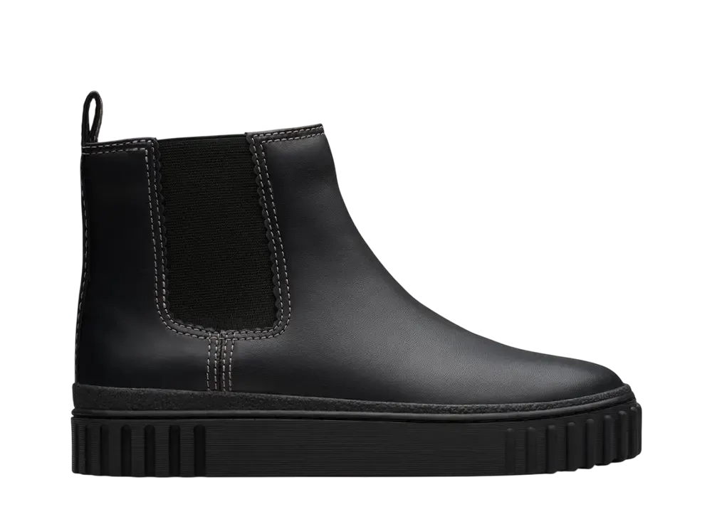 Clarks Women's Mayhill Top "Black Leather"