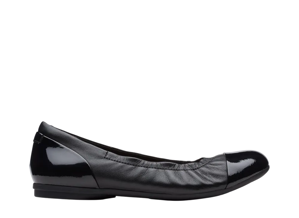 Clarks Women's Rena Jazz "Black Leather"