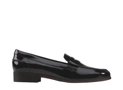 Clarks Women's Hamble Loafer "Black Patent"
