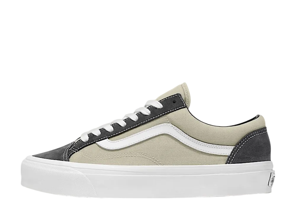 バンズ プレミアム オールドスクール "ウォッシュドベージュ/ダークグリーン"