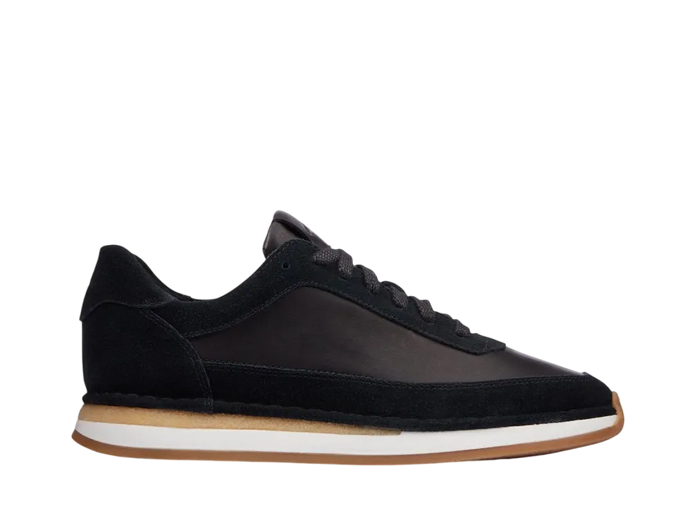 Clarks Women's CraftRun Lace "Black Combi Suede"