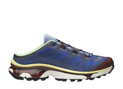 MM6メゾンマルジェラ × サロモン XT-4 ミュール2 "ウルトラマリン/ラムレーズン/イエローアイリス"