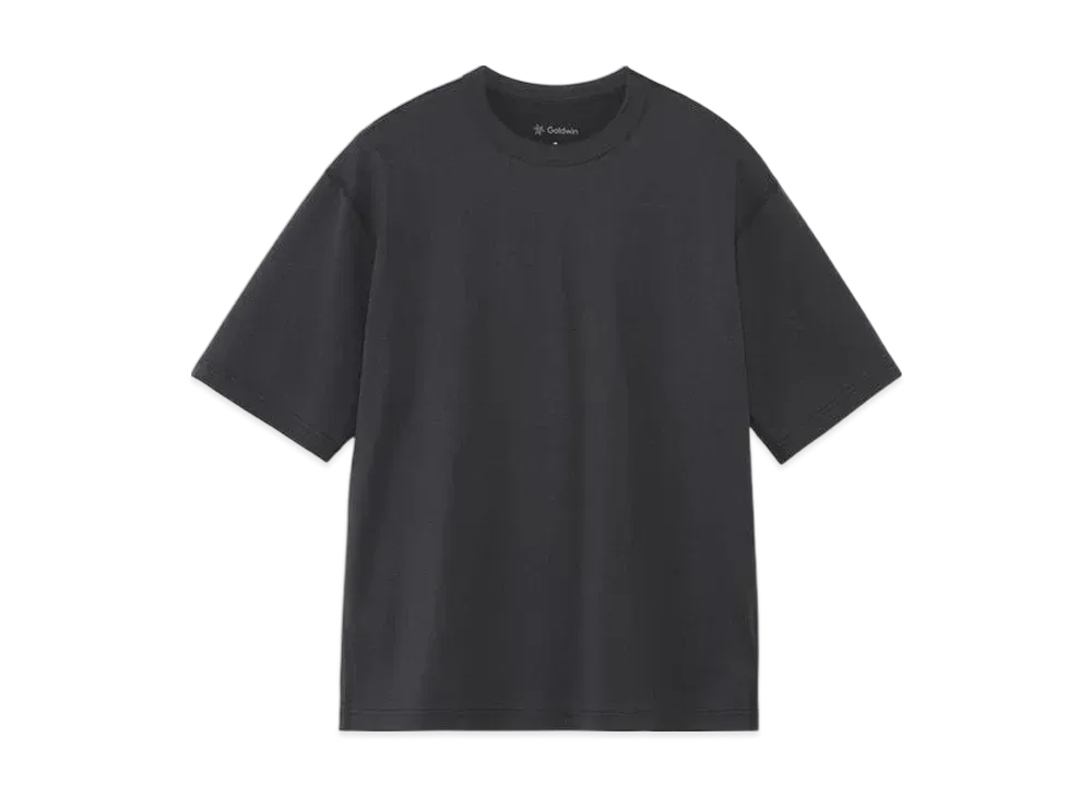 Goldwin Re-Optimum Plating Jersey Oversized T-Shirt (C3 Fit/Unisex) "Ink Black"