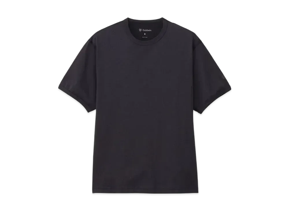 Goldwin Re-Optimum Plating Jersey Basic T-Shirt (C3 Fit/Unisex) "Ink Black"