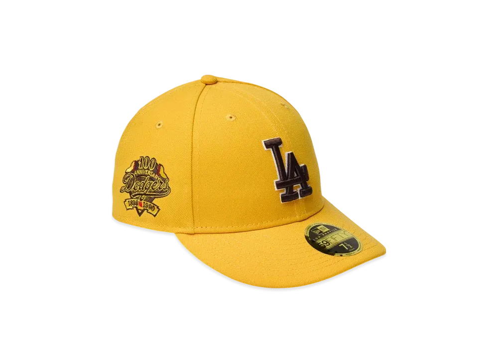 NEW ERA LP 59Fifty MLB Color Variation Los Angeles Dodgers "A Gold"