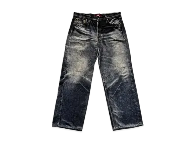 eYe JUNYA WATANABE MAN x LEVI'S x BerBerJin Triple Name Print Denim Pants "Indigo"