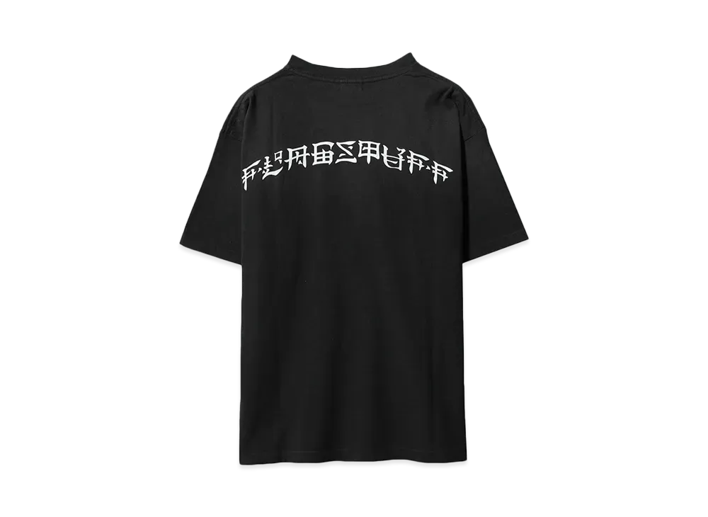 F-LAGSTUF-F KANJI LOGO TEE "BLACK"