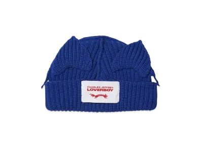 Charles Jeffrey Loverboy CHUNKY EARS BEANIE "BLUE"
