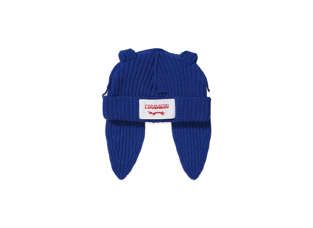 Charles Jeffrey Loverboy CHUNKY RABBIT BEANIE "BLUE"