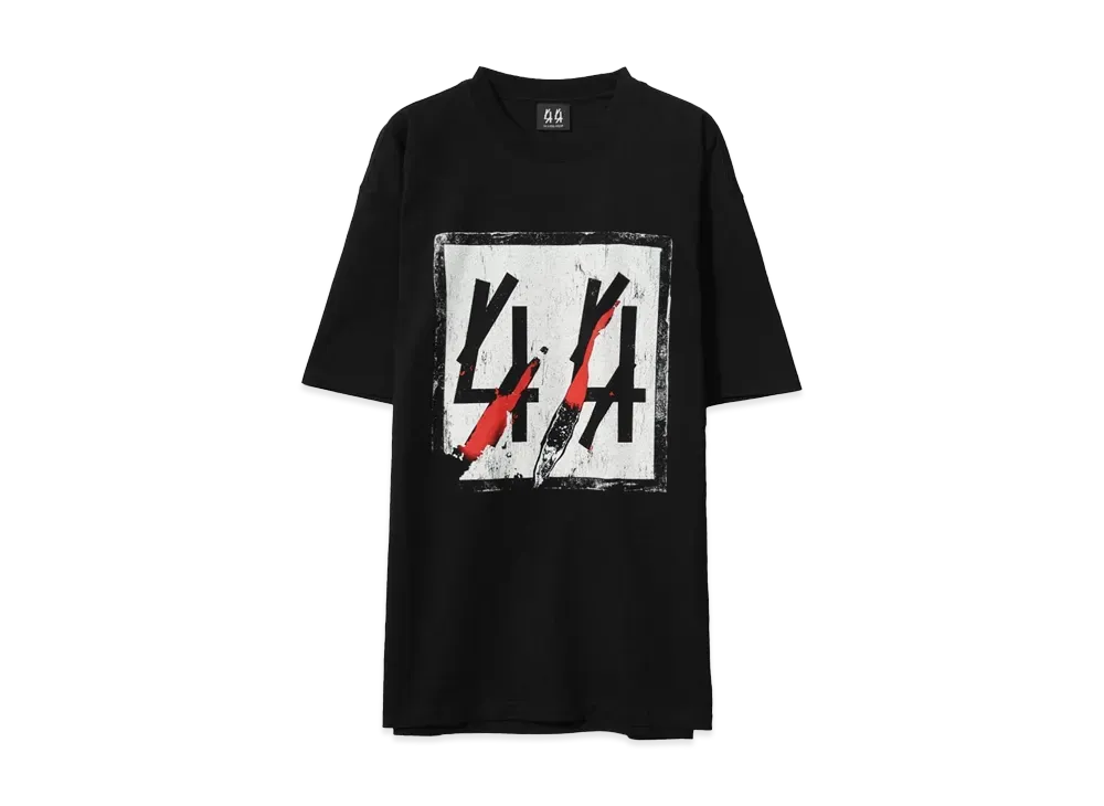 44 LABEL GROUP STICKA TEE "BLACK"