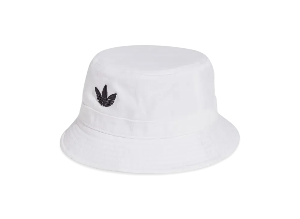 adidas Adicolor Trefoil Bucket Hat "White"