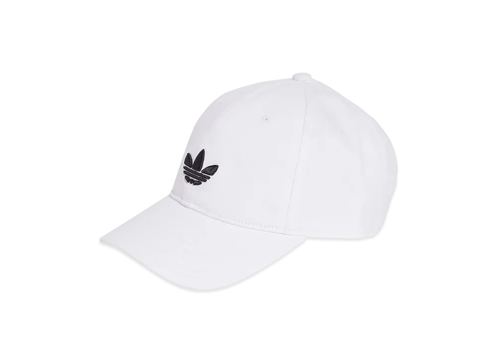 adidas Adicolor Classic Trefoil Baseball Cap "White"
