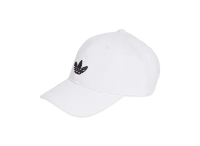 adidas Adicolor Classic Trefoil Baseball Cap "White"