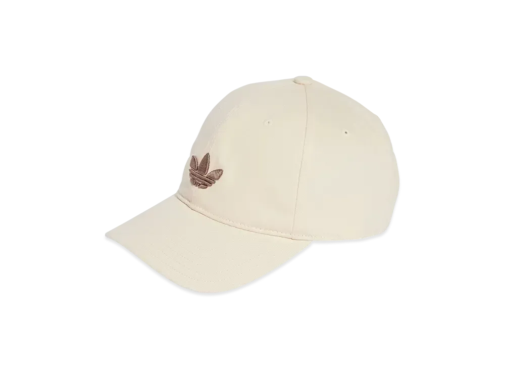 adidas Adicolor Classic Trefoil Baseball Cap "Wonder White"