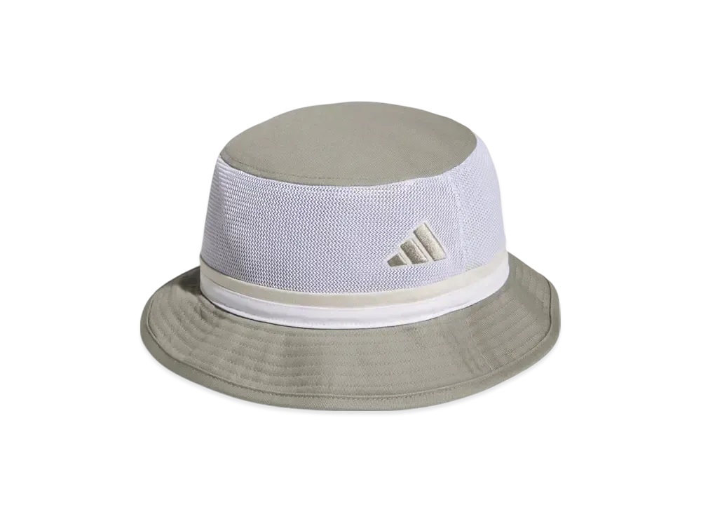 adidas Spring Mesh Bucket Hat "Silver Pebble"